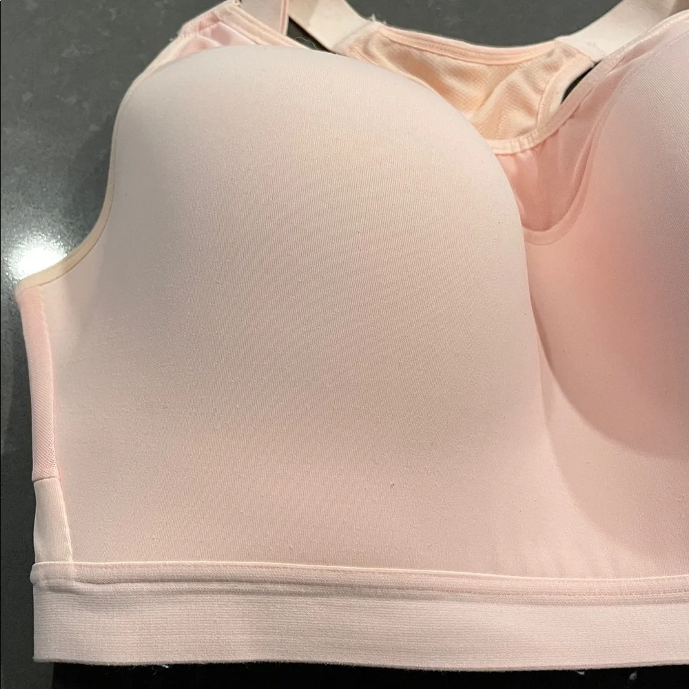 Victoria's Secret Sport Incredible Lightweight Peach Sports Bra 34DDD - Picture 2 of 9